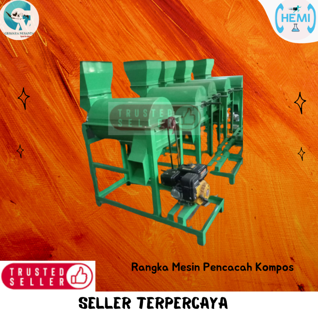Rangka Mesin Pencacah Kompos