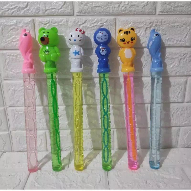Bubble Stick Balon Air Tiup Mainan Anak Gelembung Panjang Ber-Karakter Lucu (SATUAN)