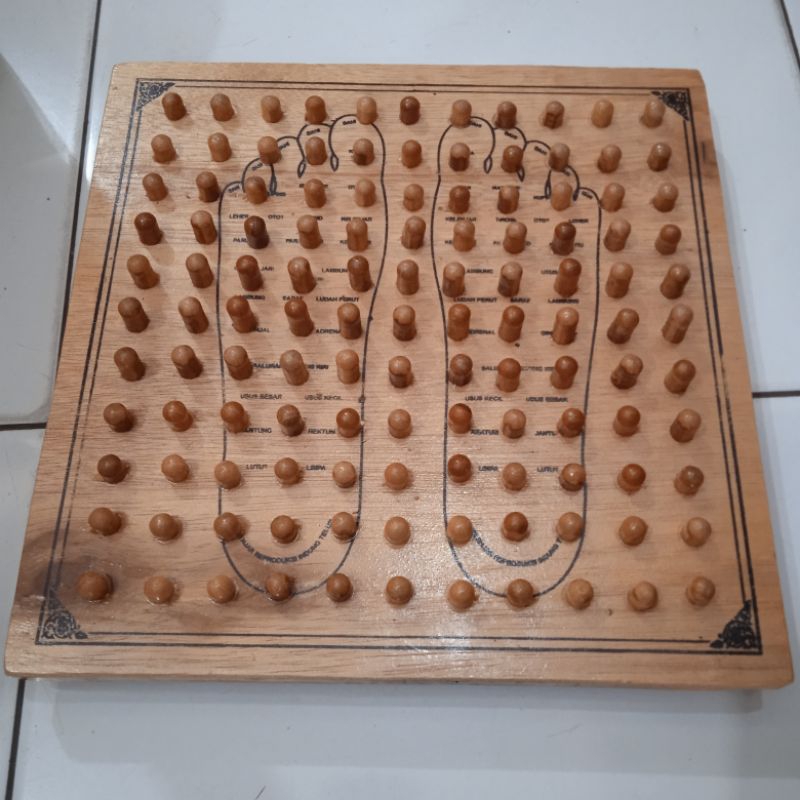 ALAT REFLEKSI KAKI BAHAN KAYU BERKUALITAS / PAPAN KAYU ALAT REFLEKSI