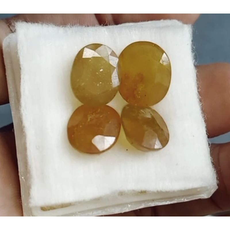 yellow sapphire yakut kuning natural