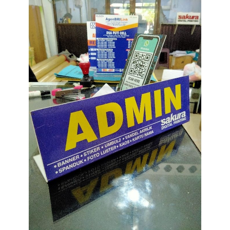 

BISA REQUEST TULISAN PAPAN MEJA AKRILIK