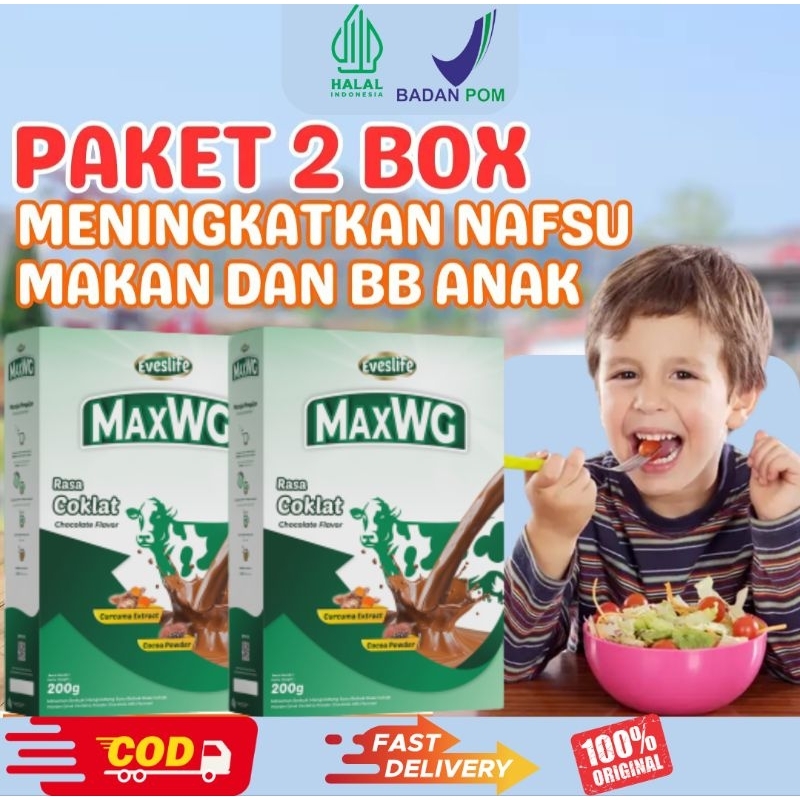 

PAKET 2BOX MAXWG SUSU PENAMBAH NAFSU MAKAN ANAK DAN PENAMBAH BERAT BADAN ANAK ANAK