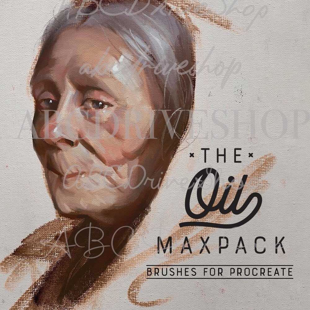 Procreate Brush - The Oil Maxpack Procreate Brushes