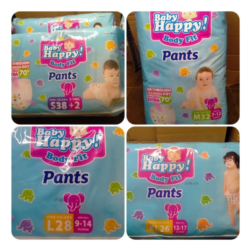 baby happy pampers M/L/XL/S