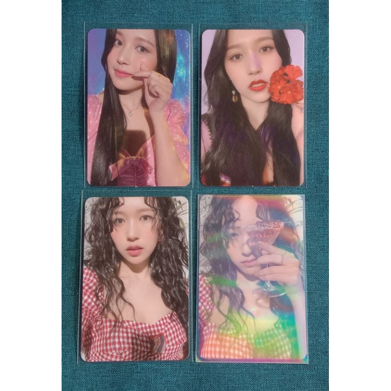 twice mina taste of love tol alcohol free album photocard pc mina gelas migel mina keriting mina bun