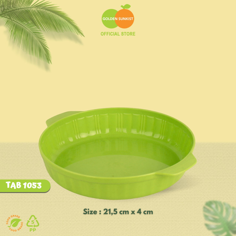 Tempat Agar Bulat 1053 | Tempat / Cetakan Agar / Wadah serbaguna Golden Sunkist