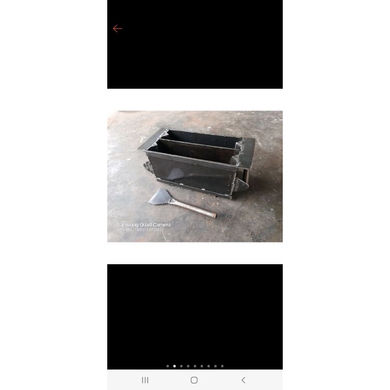 cetakan batako double engsel 35x15x8cm