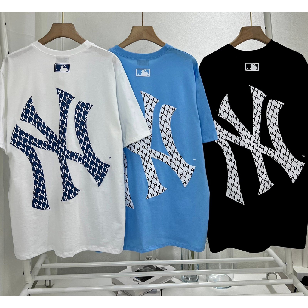 Kaos Pria / Wanita Oversized T-shirt MLB YANKEES NY Basic