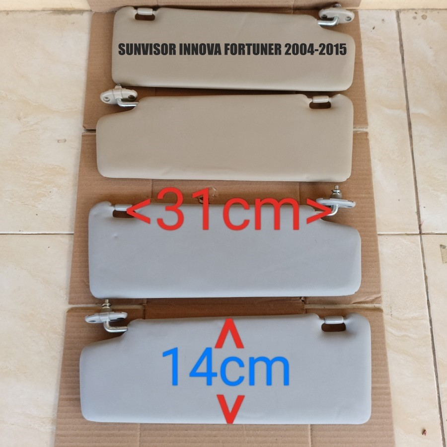 Sunvisor Sun Visor Penghalang Cahaya Matahari Innova Fortuner Lama