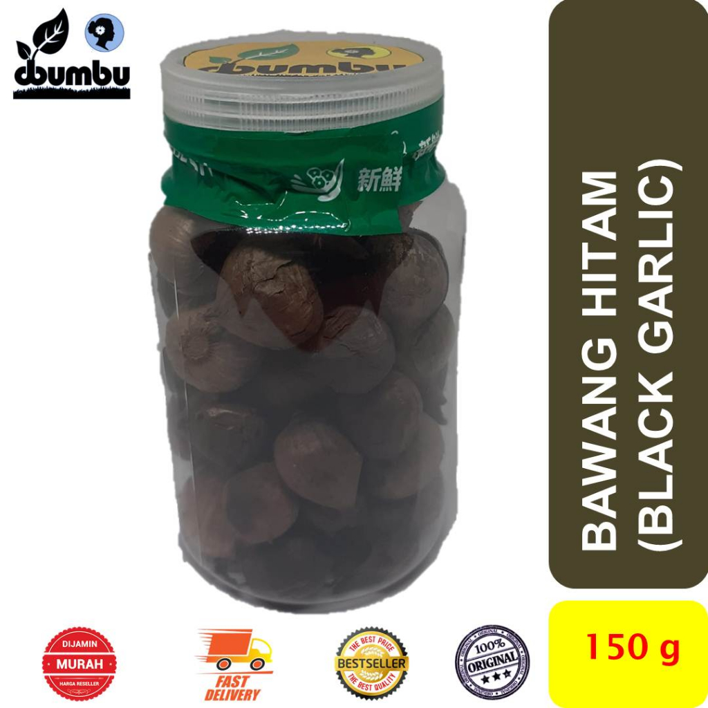 

Bawang Putih Tunggal Hitam / Black Garlic kemasan 150 gram