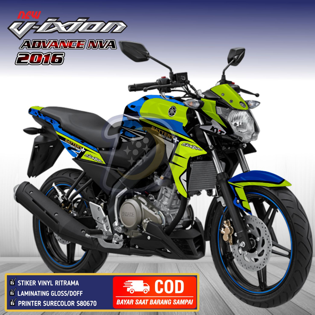 Decal Vixion Advance 2016 Striping Yamaha Vixion NVA Stiker Motor Vixion Advance Espargaro