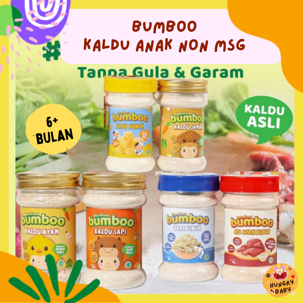 

BUMBOO Kaldu Anak Non MSG / Ayam Sapi Jamur / KALDU ANAK MPASI TANPA PENGAWET