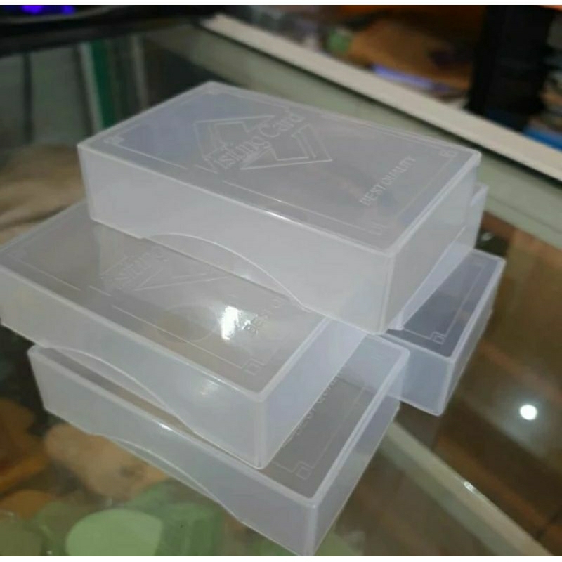 

Kotak kartu nama plastik isi 100