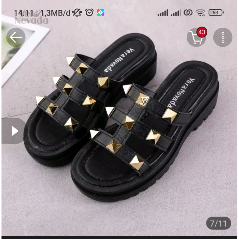 sandal wedges Vera Nevada Preloved