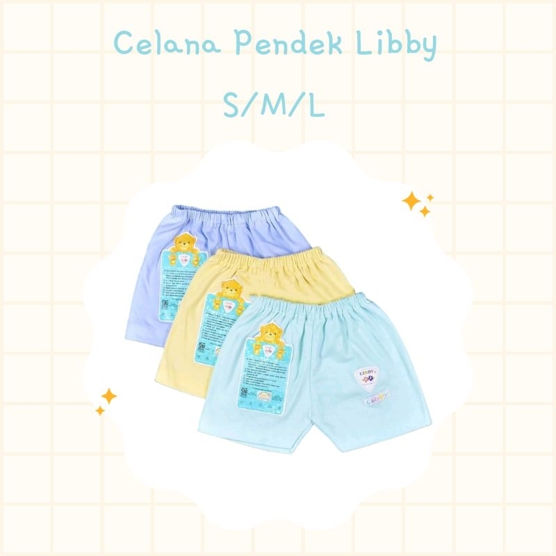 Celana Pendek Libby Baby S/M/L