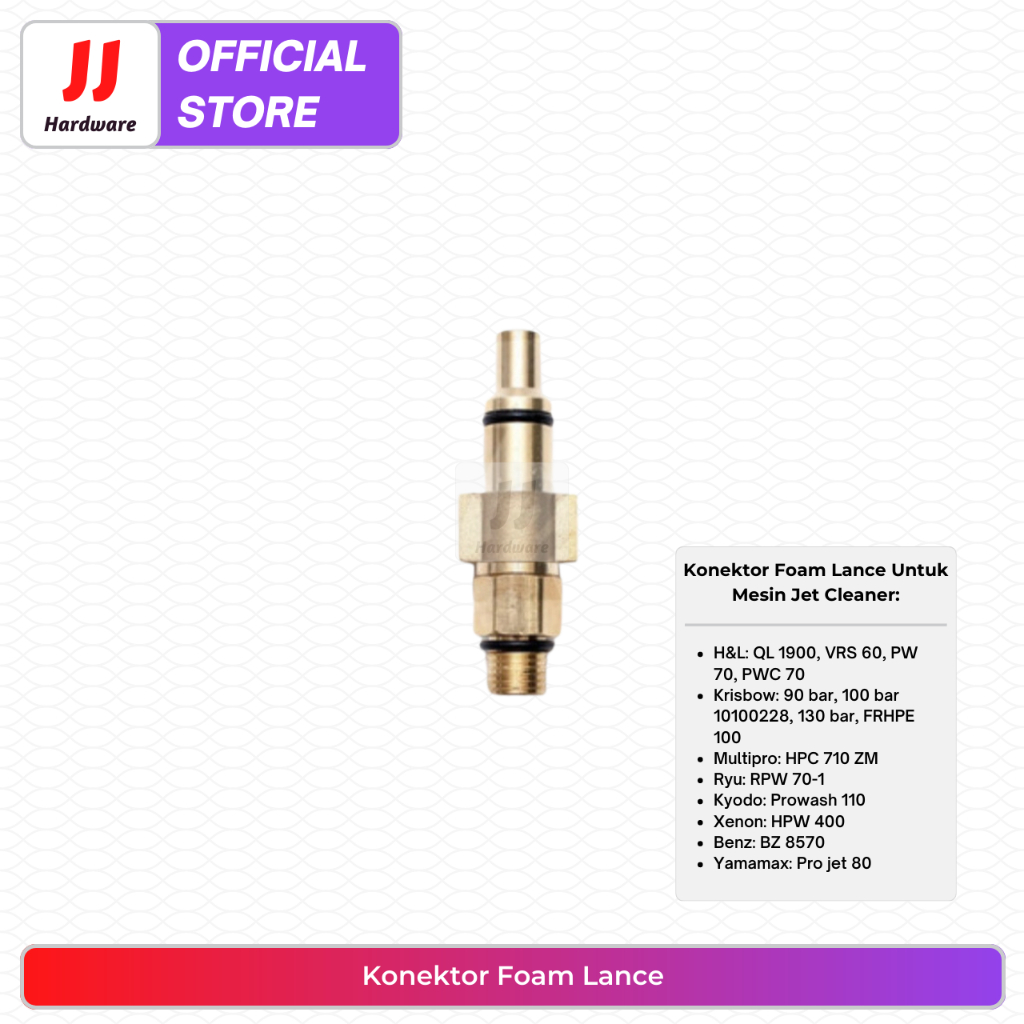 HL Konektor Adaptor Foam Lance QL 1900