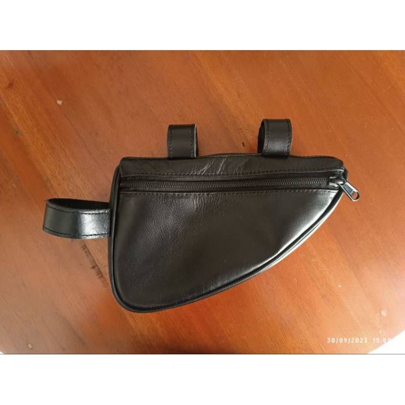 Tas Kulit Frame Sepeda Segitiga