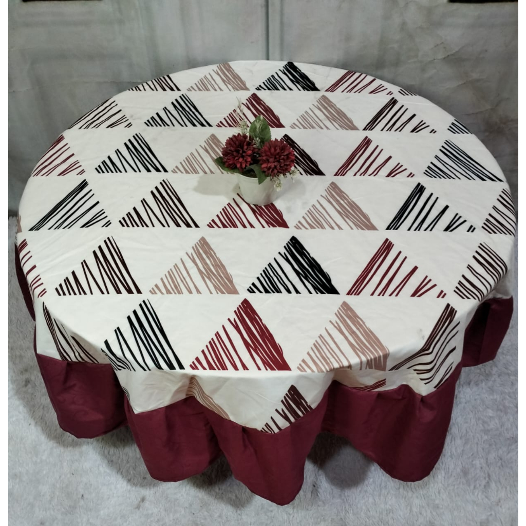 Taplak meja bulat /alas meja bulat /taplak meja osin/alas meja osin Oshin hosin