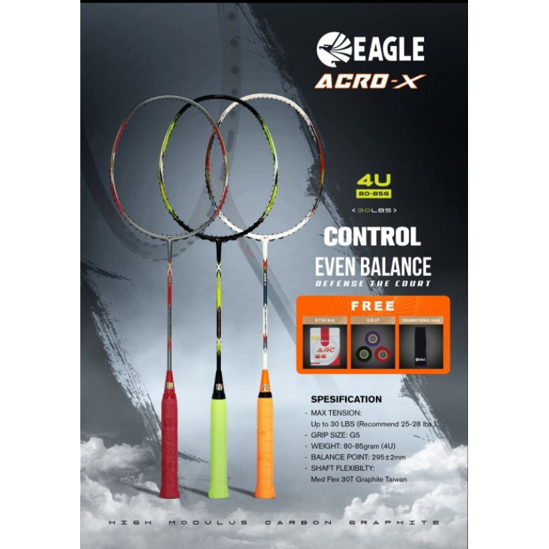 raket badminton eagle acro x
