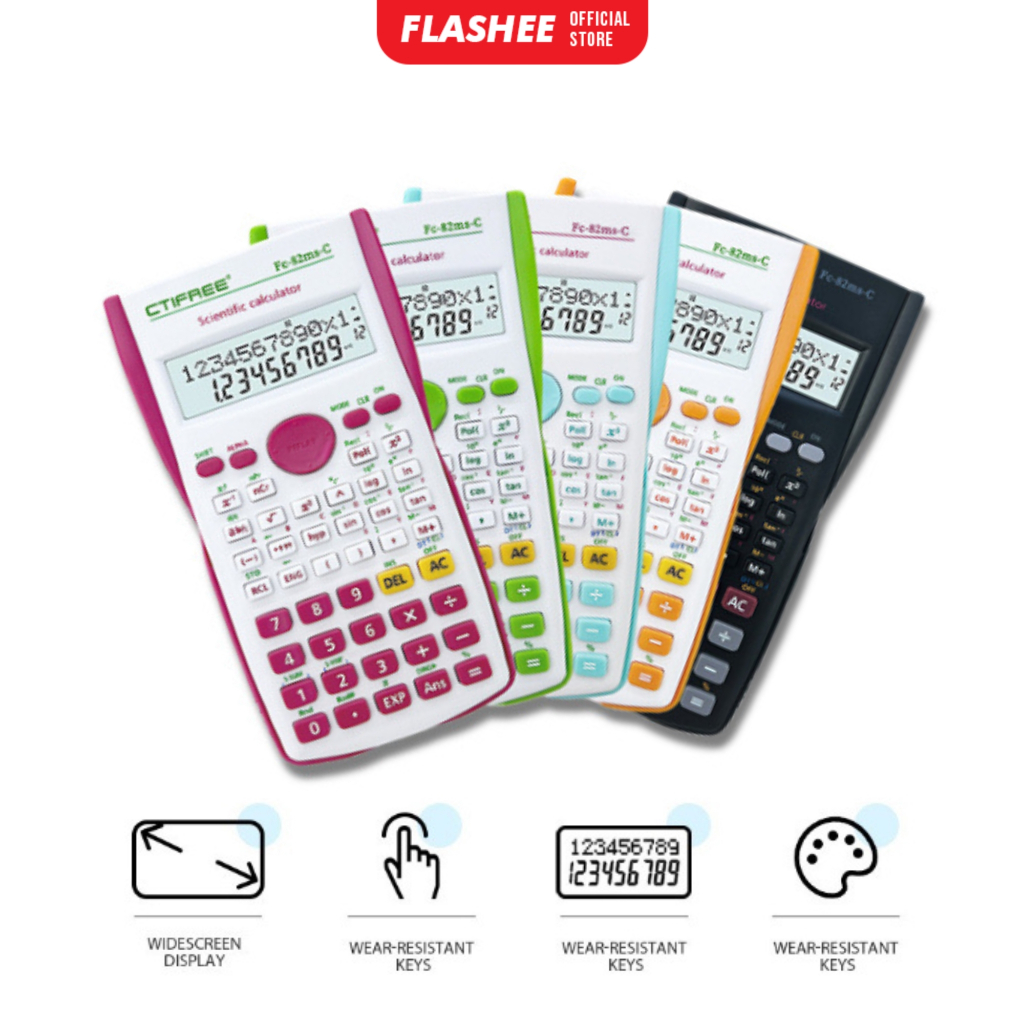 

Flashee Kalkulator Color Function 240 Kalkulator Sekolah Sin Cos Tan Calculator Scientific
