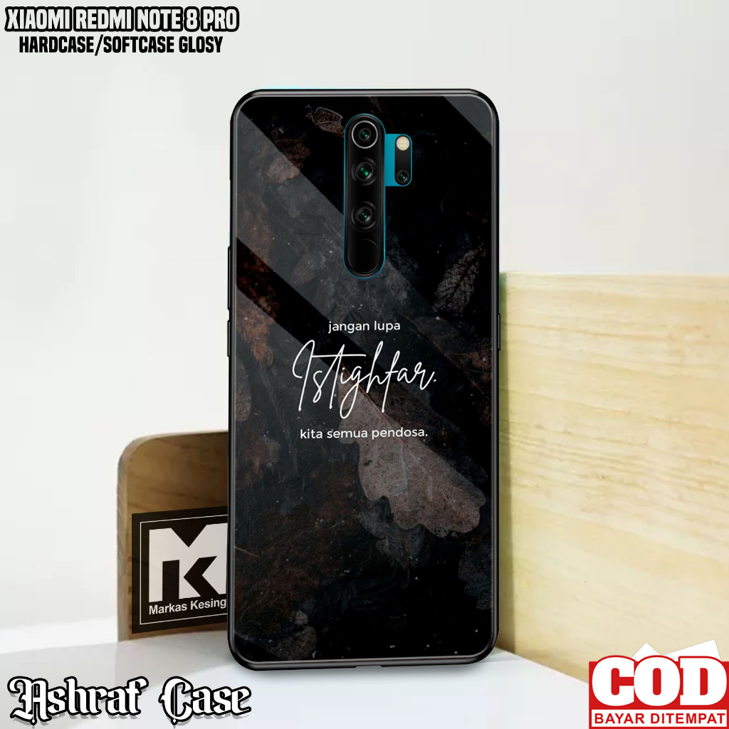 Case Xiaomi Redmi Note 8 Pro - Casing Xiaomi Redmi Note 8 Pro ( QTS ) Softcase Glass - Silikon Xiaom