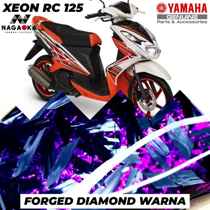 FORGED DIAMOND PREMIUM XEON RC 125 YAMAHA REAL CARBON KEVLAR ORIGINAL BODY KASAR SPION COVER MESIN S