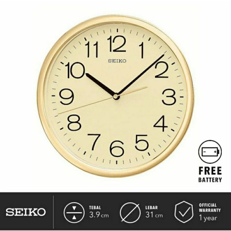 Seiko QXA014#QXA014#QXA014A#Seiko Qxa014a# jam dinding Seiko qxa014a#Wall clock Seiko QXA014A