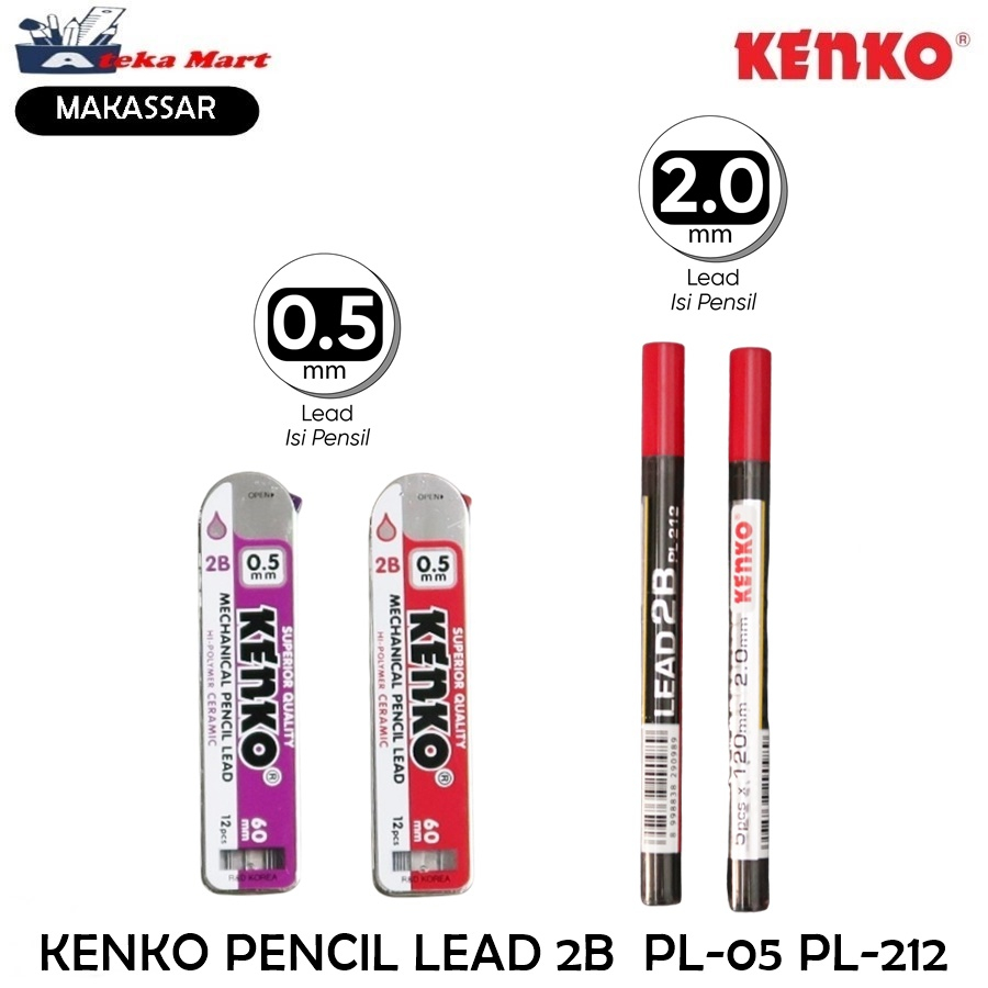 

[PCS] KENKO ISI PENSIL MEKANIK PL-05 PL-212 LEAD PENCIL