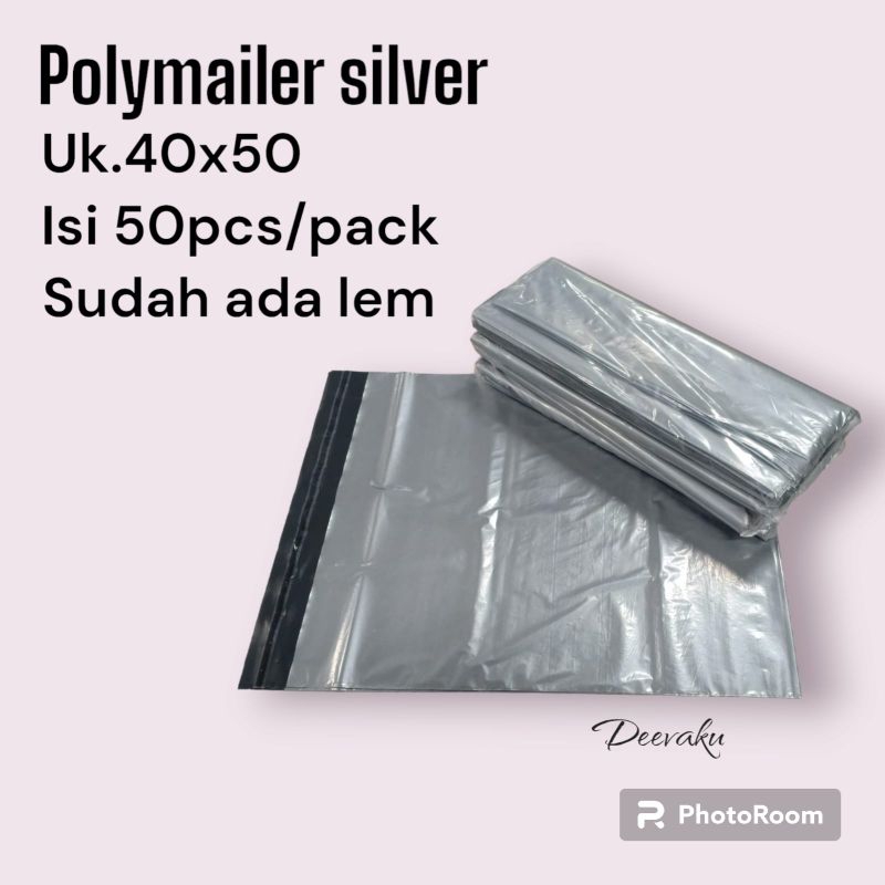 

Polymailer Silver 40x50