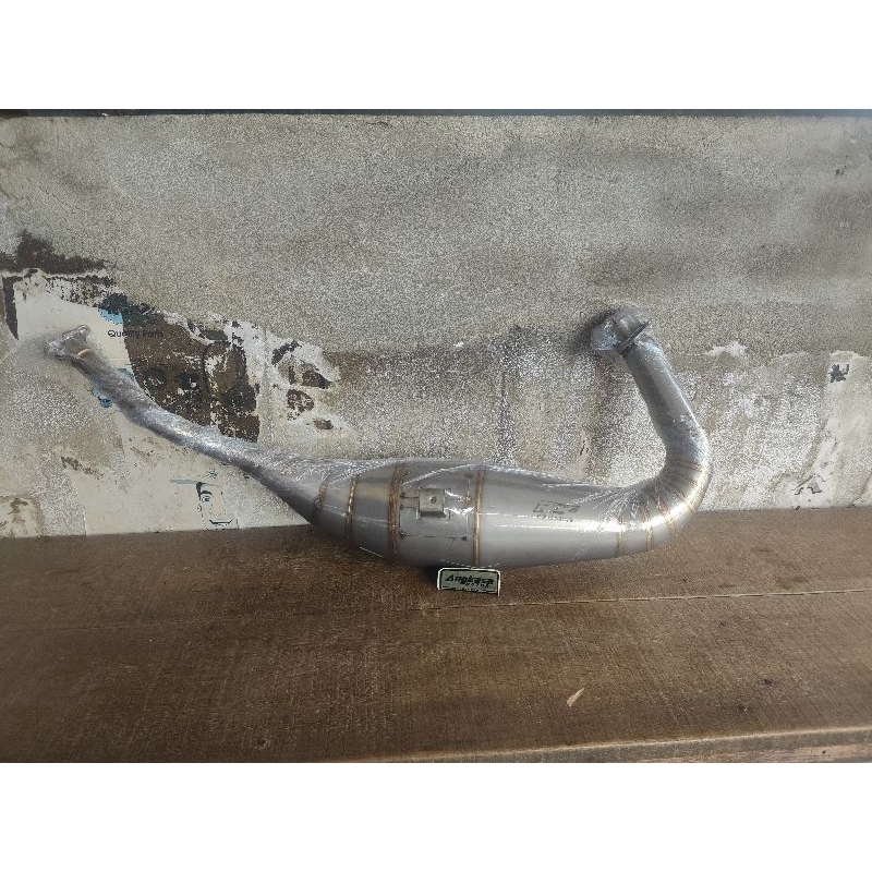 perut knalpot rc3 racing leher c stainless ninja SS r non cobra lambung knalpot
