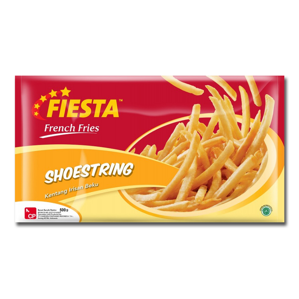

FIESTA Kentang Shoestring (Tahan suhu ruangan 3hari)