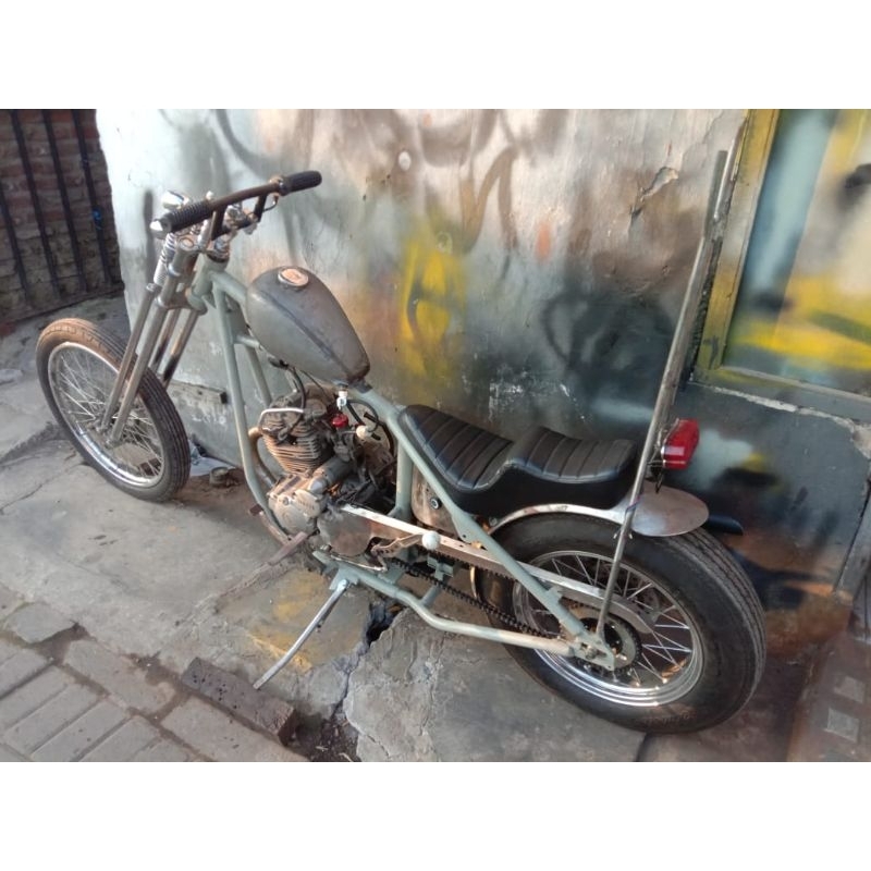 PO Sadel Jok Motor Chopper Model King and Queen