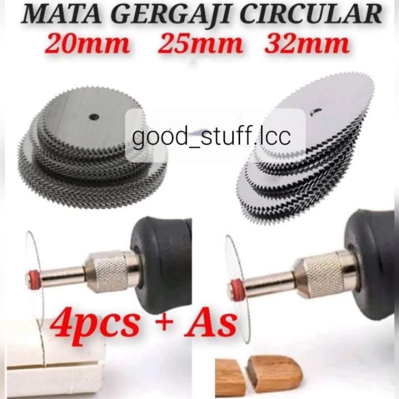 Mata Gergaji / Mata bor gerinda Mini / Mandrel Circular Saw/ Gergaji gerinda Mini /