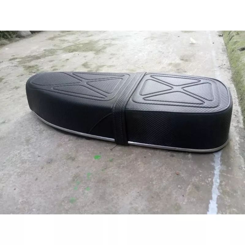 Jok C70 Kulit Carbon - Jok Standar C70 Carbon Busa ijo Non Gembos