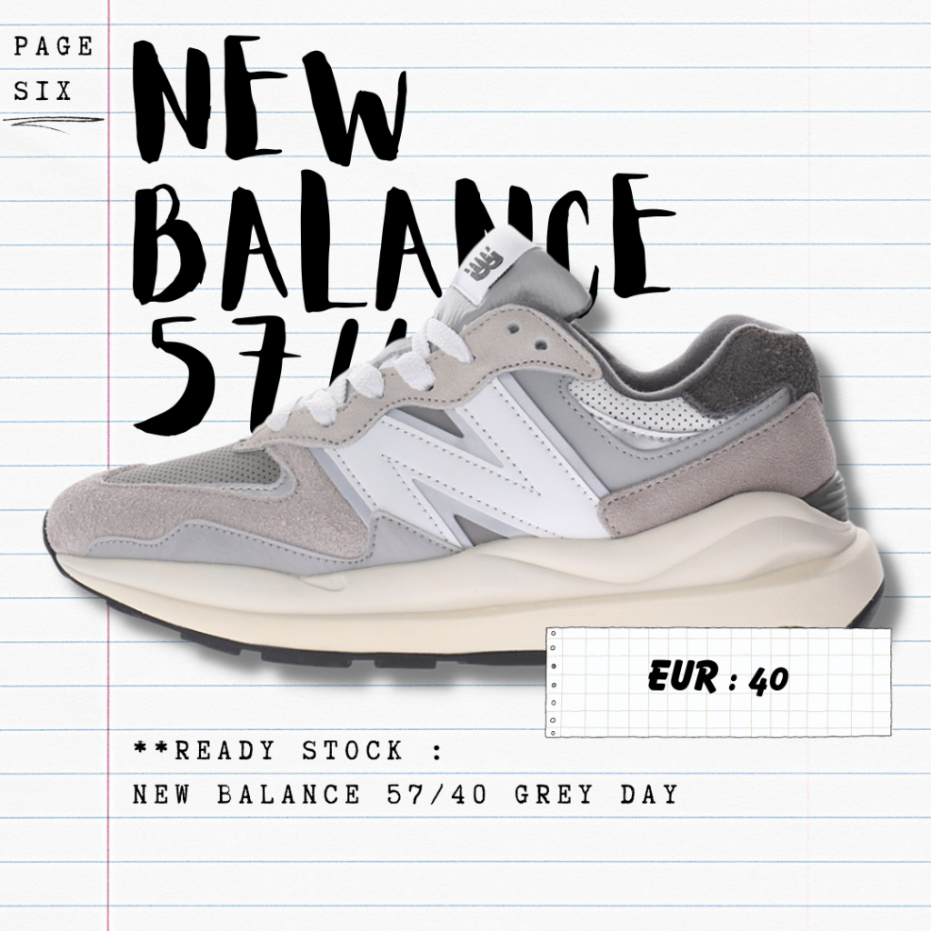New Balance 57/40 Grey Day (5740)