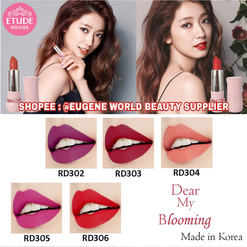 LIPSTIK ETUDE HOUSE DEAR MY BLOOMING LIPSTICK ORIGINAL KOREA - LIPSTIK MURAH