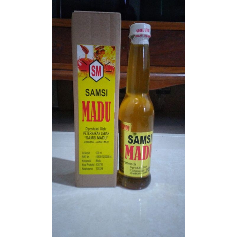 

samsi madu/madu murni 330 ml/100%alami