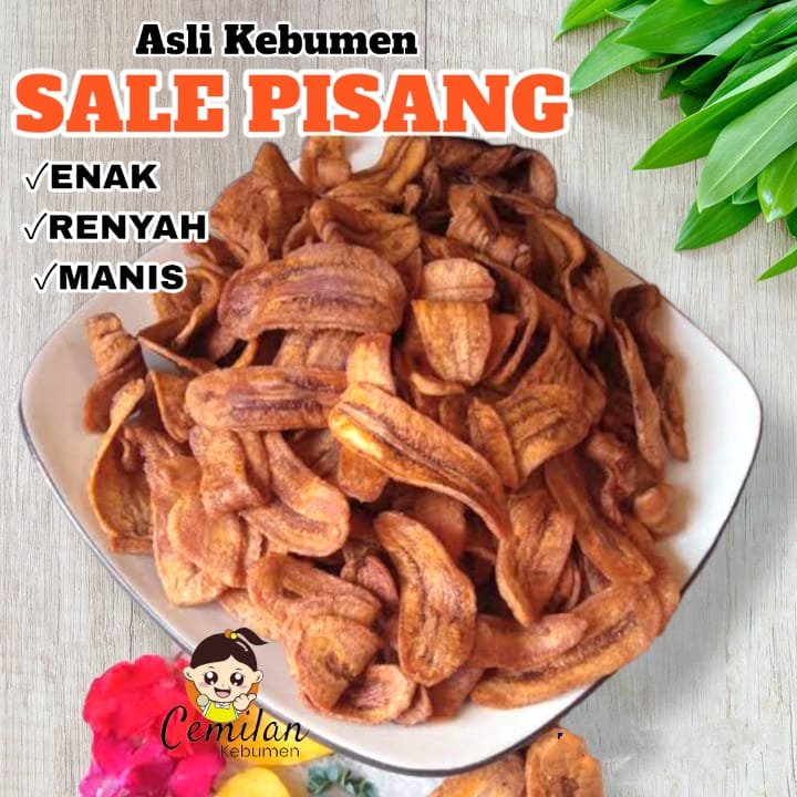 

Keripik Sale Pisang Kering Manis Asli Kebumen