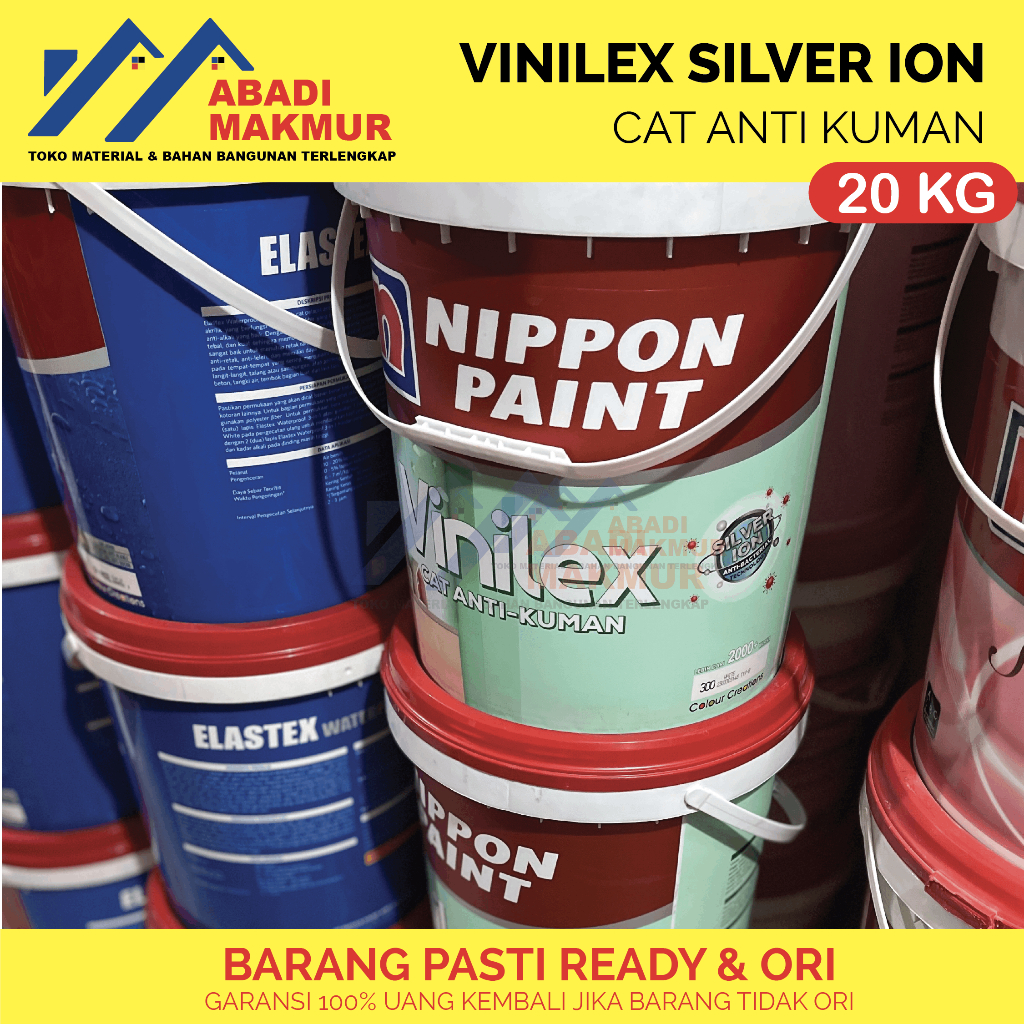Nippon Paint Cat Vinilex SIlver Ion Tinting Anti-Kuman Tinting 25 KG