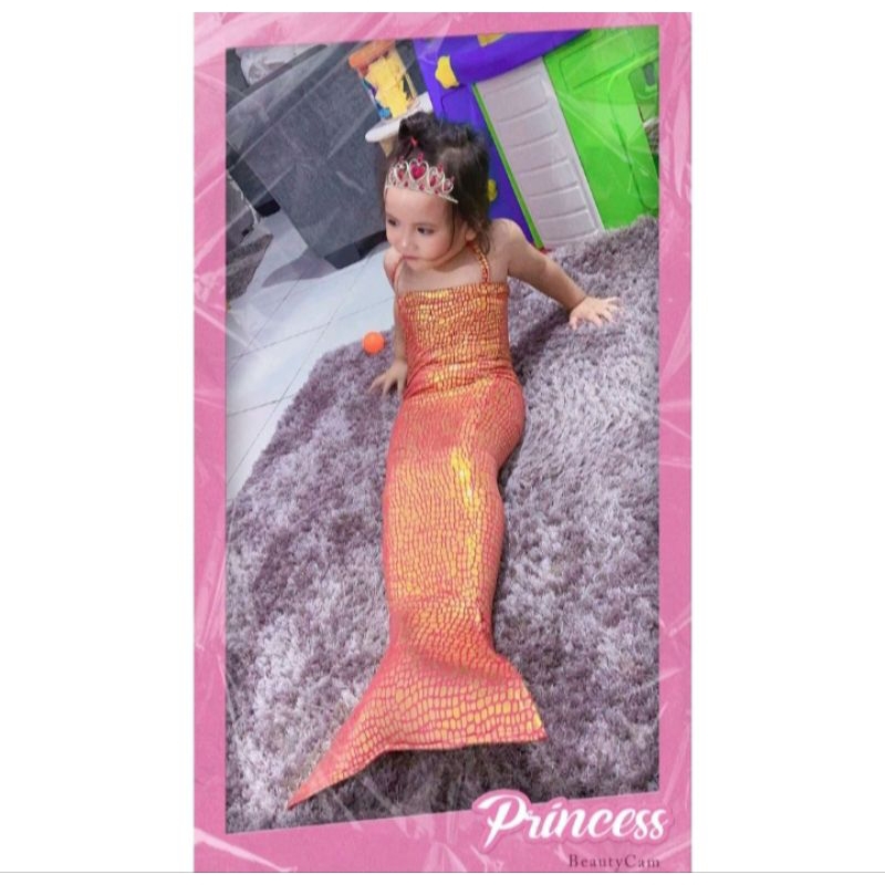 Kostum baju duyung / Baju renang kostum mermaid anak / baju dress mermaid kosum anak / baju mermaid 