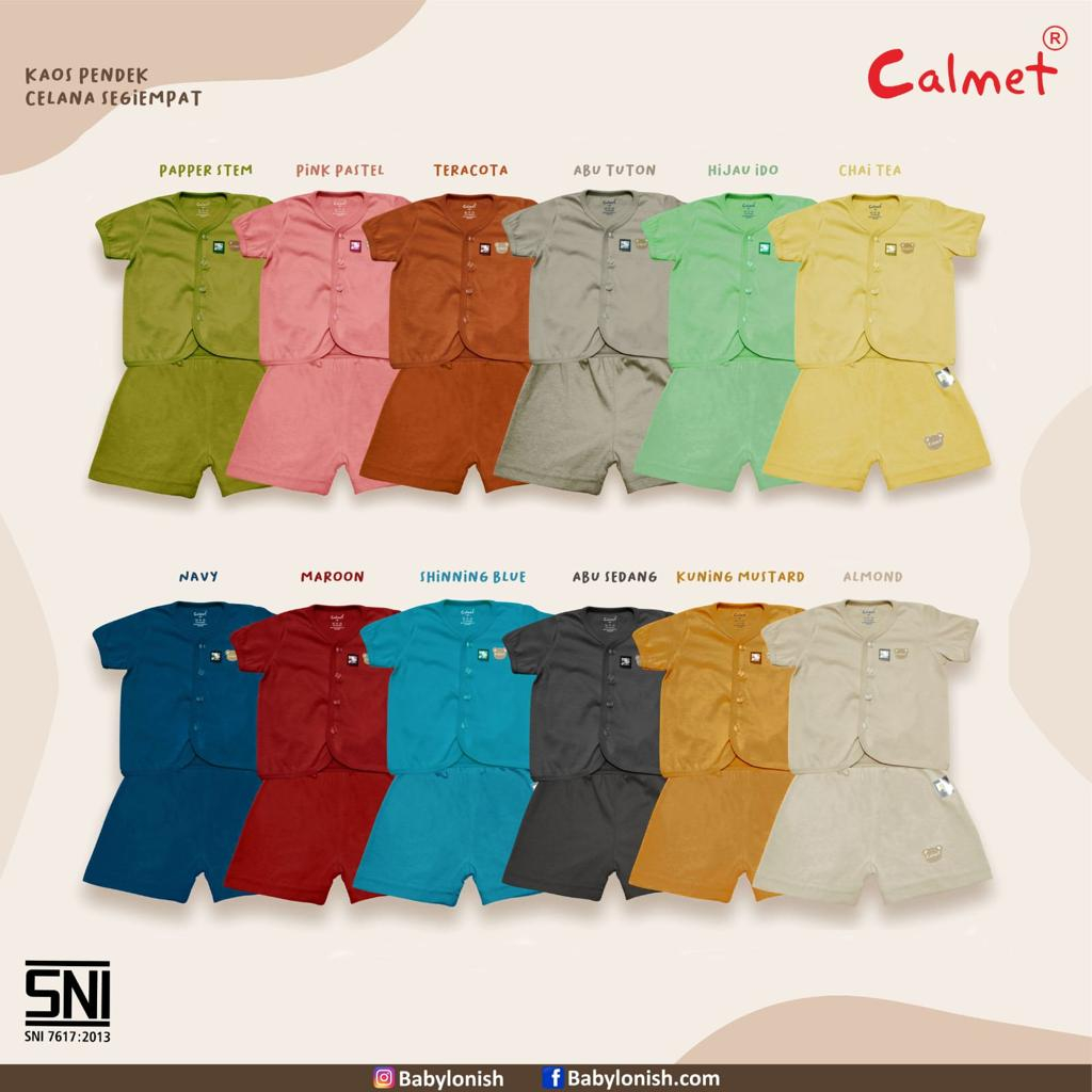 Pakaian Bayi CALMET -  Baju Bayi Kancing NEWBORN size