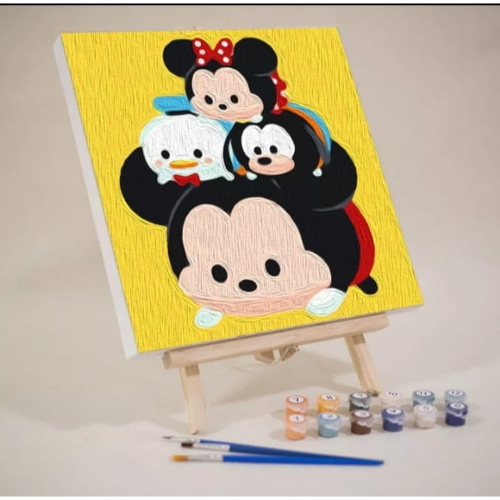 

Canvas set 30x30 / Kanvas set mewarnai anak / Canvas set alat lukis size 30x30