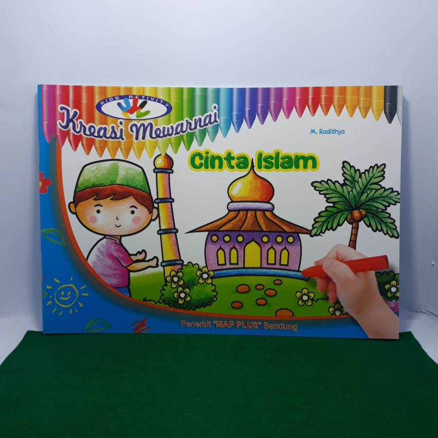 

BUKU Kreasi mewarnai cinta islam Map plus buku