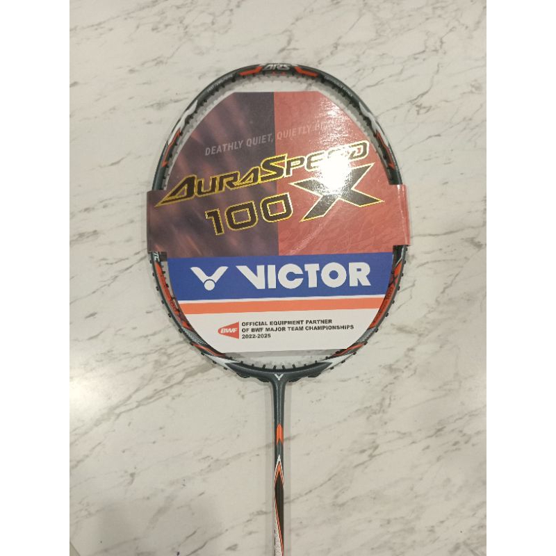 RAKET BADMINTON VICTOR AURASPEED 100X ( ORIGINAL VICTOR 100% )