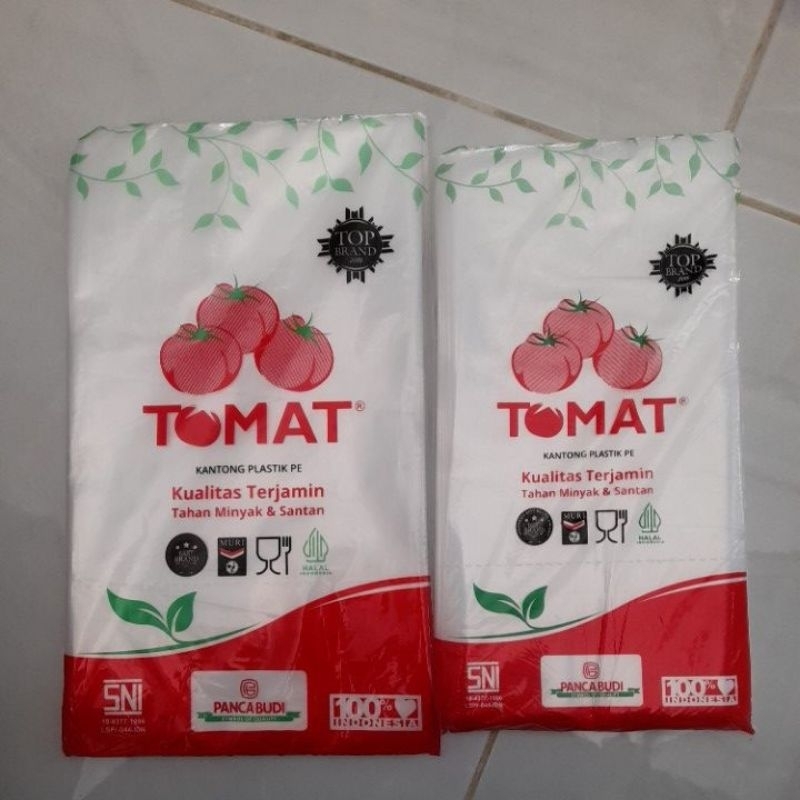 PLASTIK PE TOMAT UKURAN 1/2KG (12×24) DAN 1KG (15×27) MURAHH GROSIR