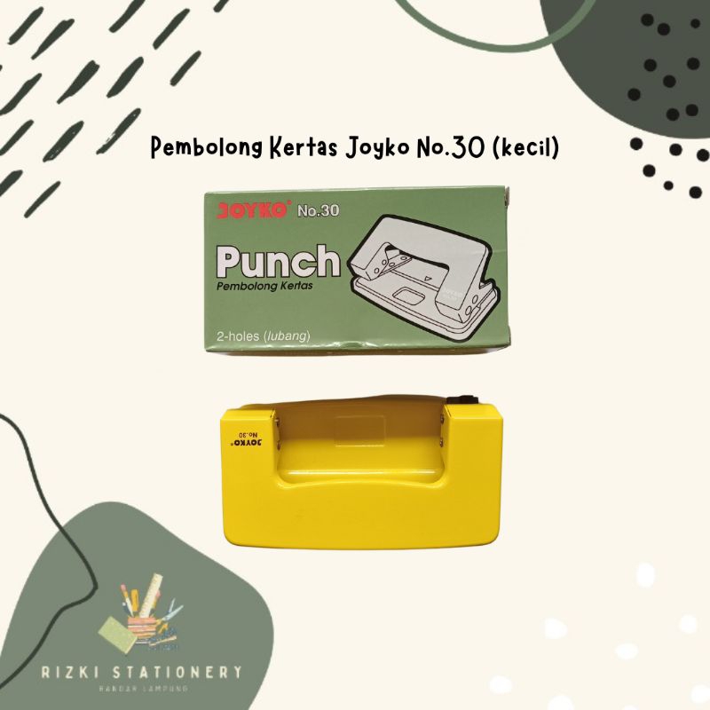 

Pembolong Kertas Kecil Joyko Punch No. 30
