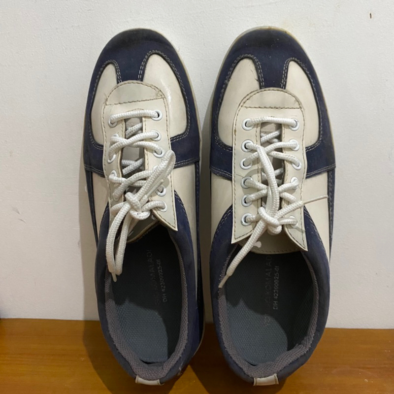 Preloved Sepatu Yongki Komaladi | Preloved Sepatu Pria | Preloved Sepatu Navy Putih | Preloved Sneak