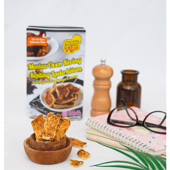 

Mantau Kering Kepiting Lada Hitam 70 gram
