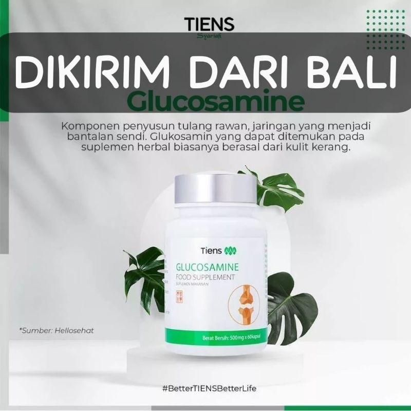 Tiens Denpasar : Glucosamine Tiens | Tianshi Glucosamine dikirim dari Tiens Denpasar Badung Bali