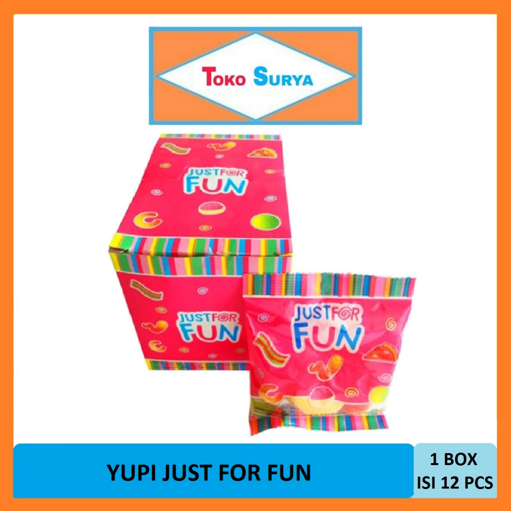 

Yupi Just For Fun Gummy Candies 12 Pcs x 10 Gr